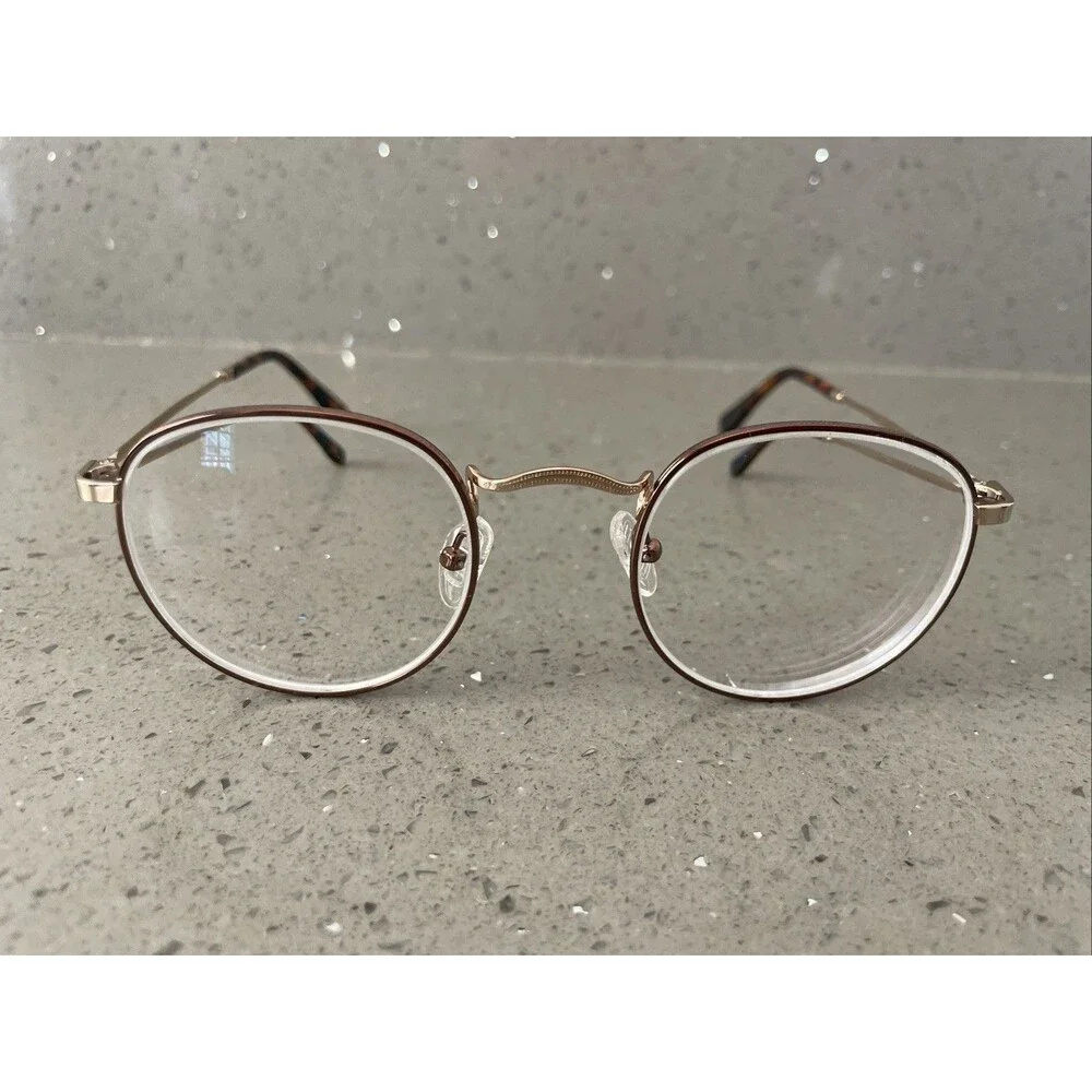 Eyebuydirect Daydream 50-22-145 C1 Brown Metal Eyeglasses FRAMES ONLY